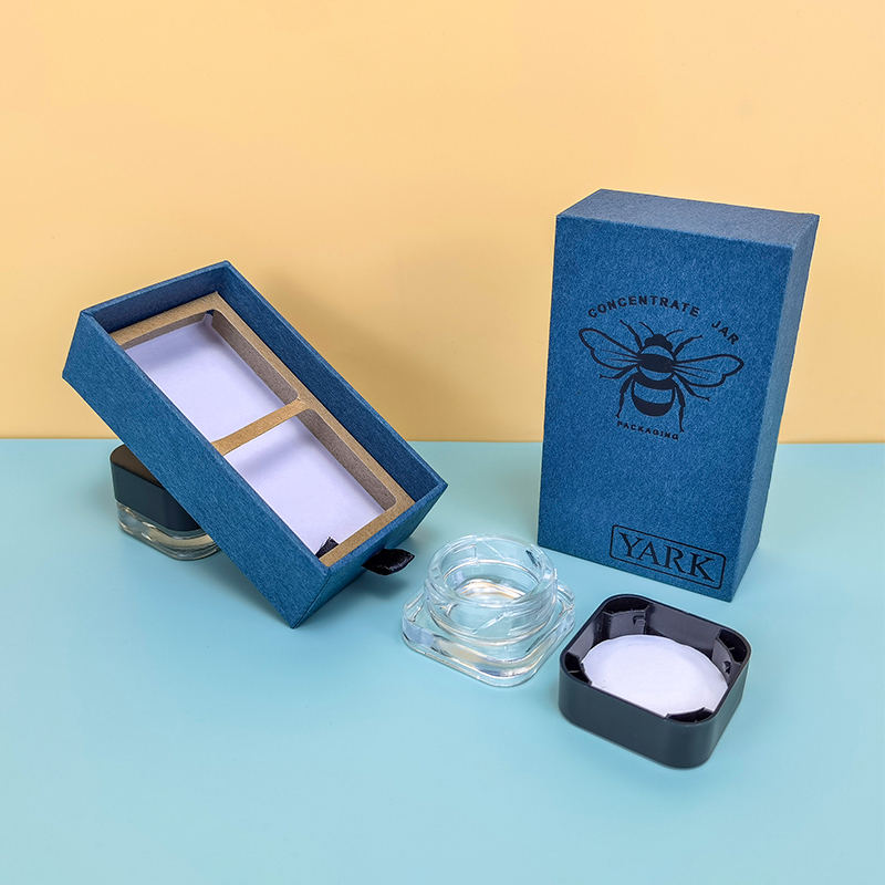 Magnetic Closure Rigid Box for Concentrate Container Dab Jar Packaging