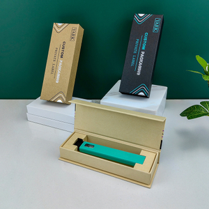Flat Closed Magnetic Disposable Vape Packaging