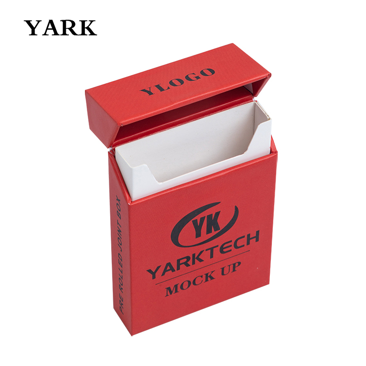 Cigarette Paper Box with Magnet Closing Mechanism