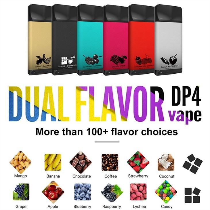 Dual Flavors 550mAh Disposable Vape