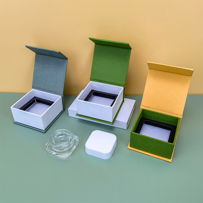 Wax Concentrate Glass Jar Box